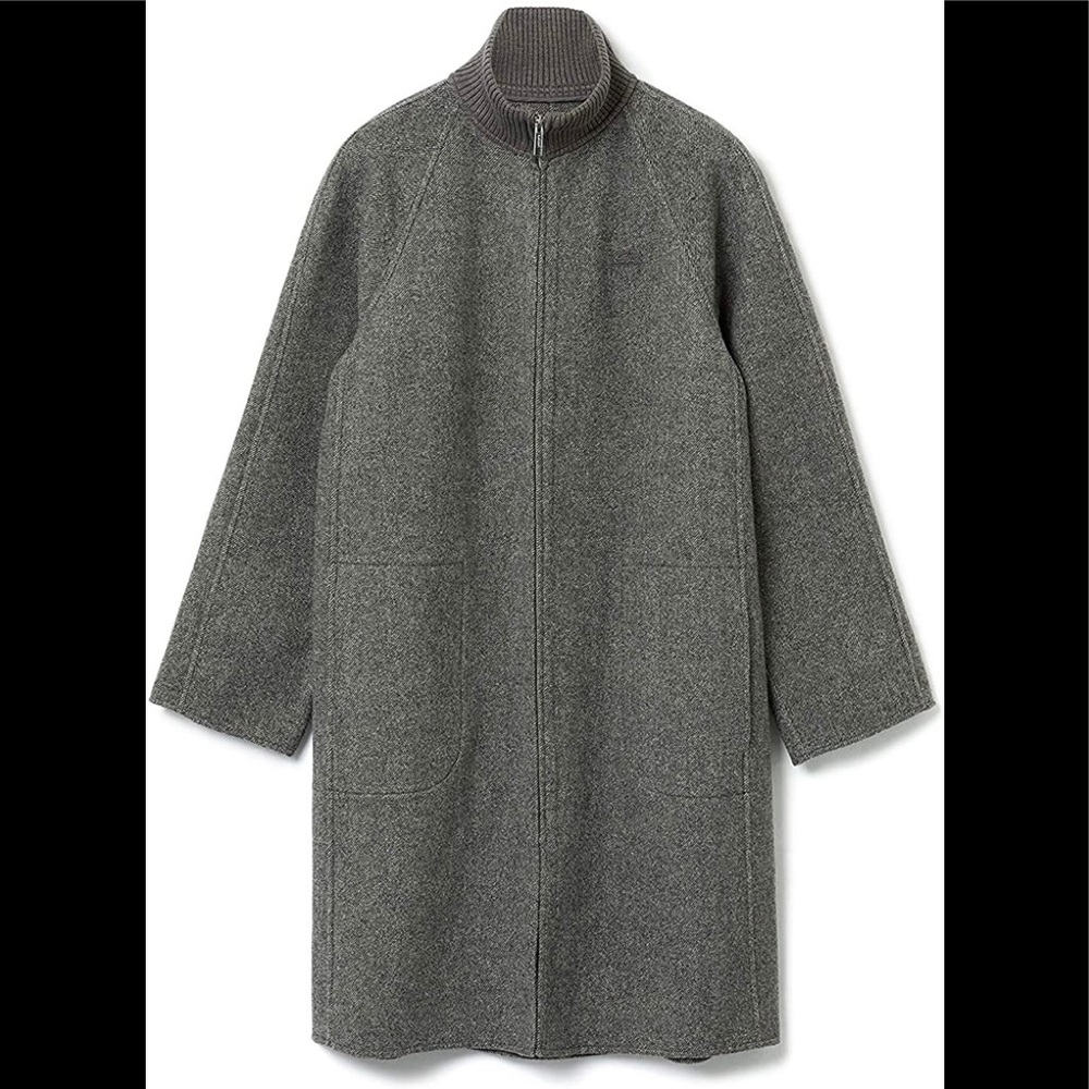 Lacoste Women’s Standup Collar Wool-Blend Zip Coat